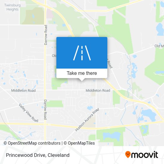 Princewood Drive map