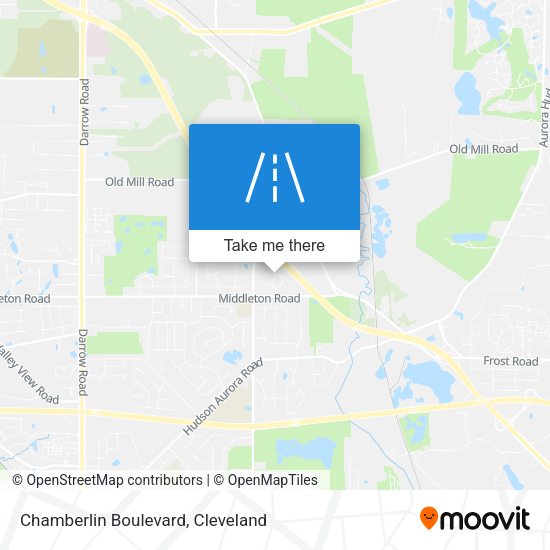Chamberlin Boulevard map