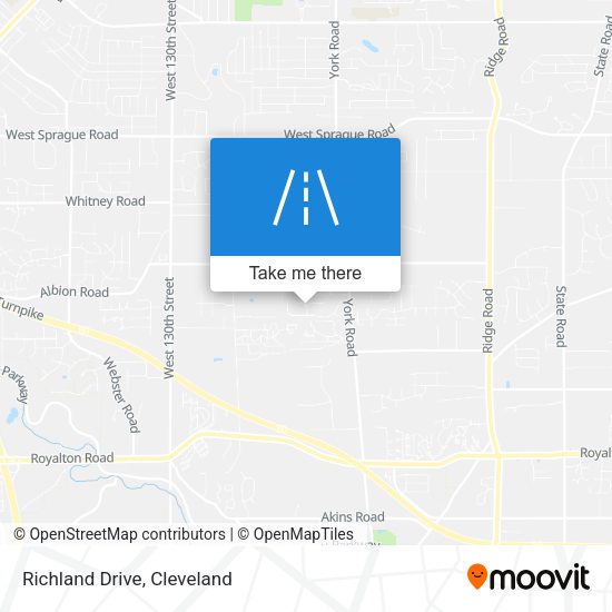 Mapa de Richland Drive