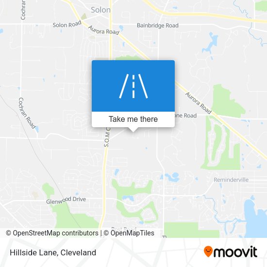 Mapa de Hillside Lane