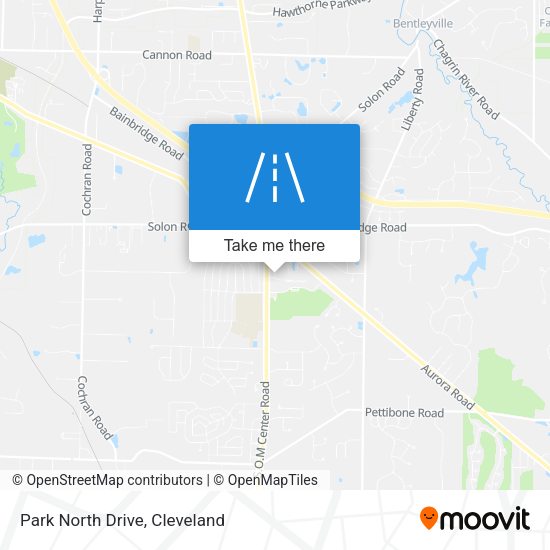 Park North Drive map