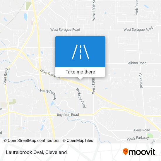 Laurelbrook Oval map