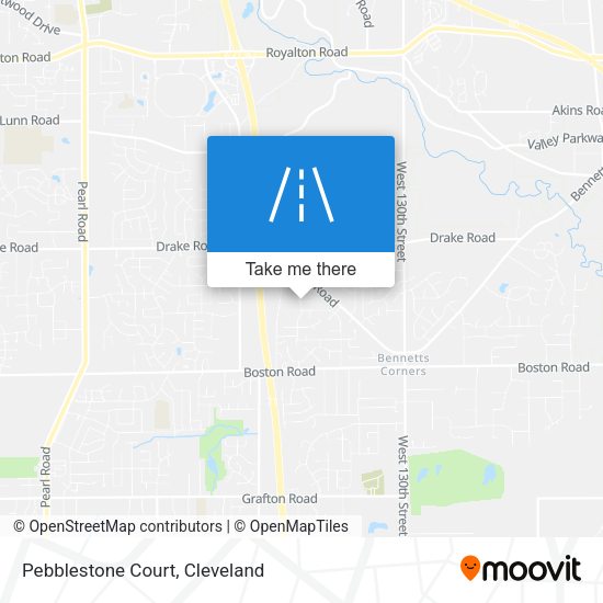 Pebblestone Court map