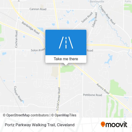 Mapa de Portz Parkway Walking Trail