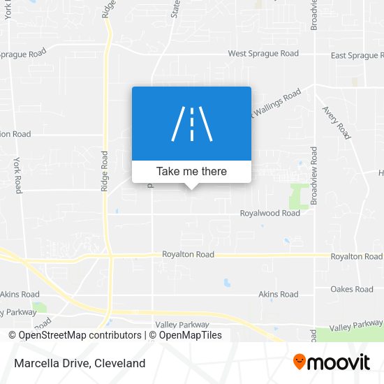 Mapa de Marcella Drive