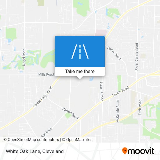 Mapa de White Oak Lane