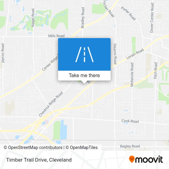 Timber Trail Drive map