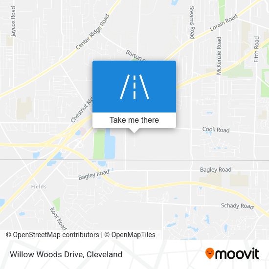 Mapa de Willow Woods Drive