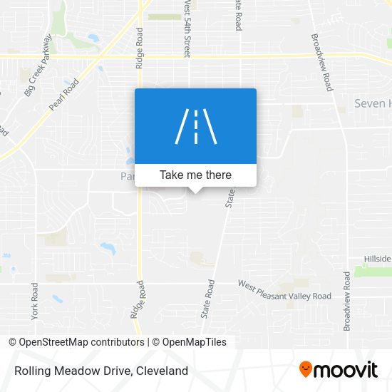 Rolling Meadow Drive map