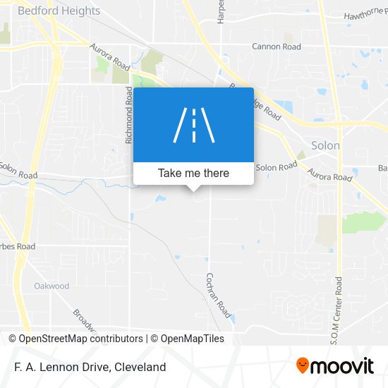 F. A. Lennon Drive map