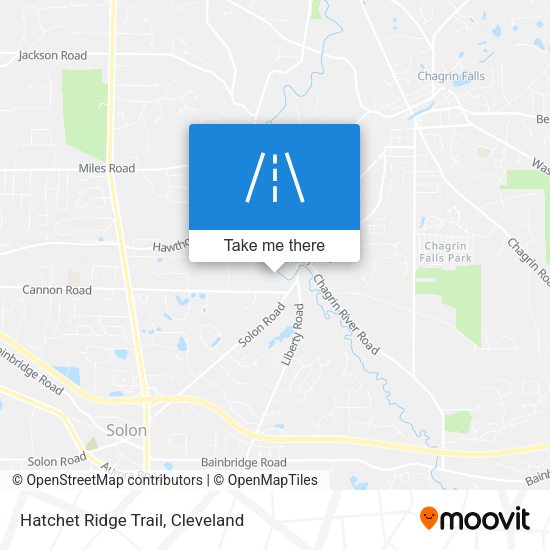 Hatchet Ridge Trail map