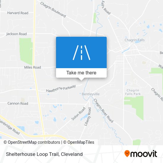 Shelterhouse Loop Trail map