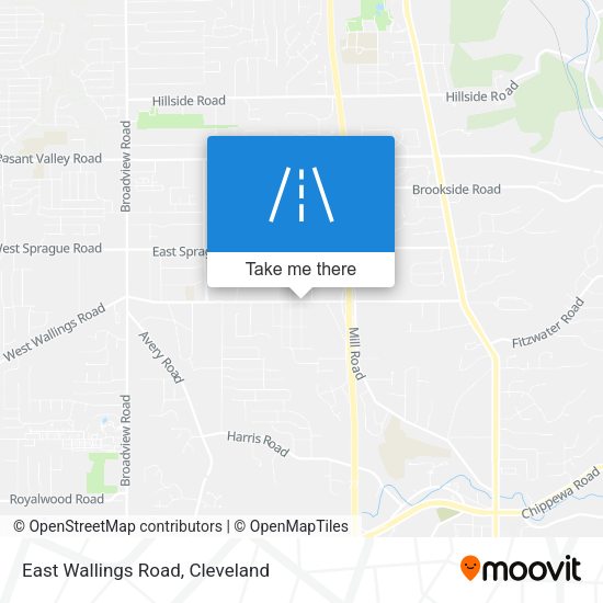 Mapa de East Wallings Road