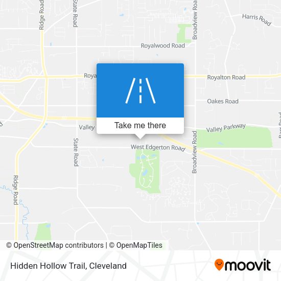 Hidden Hollow Trail map