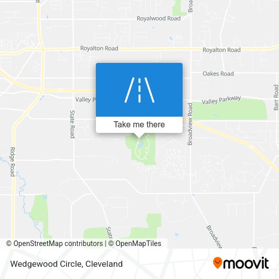 Wedgewood Circle map