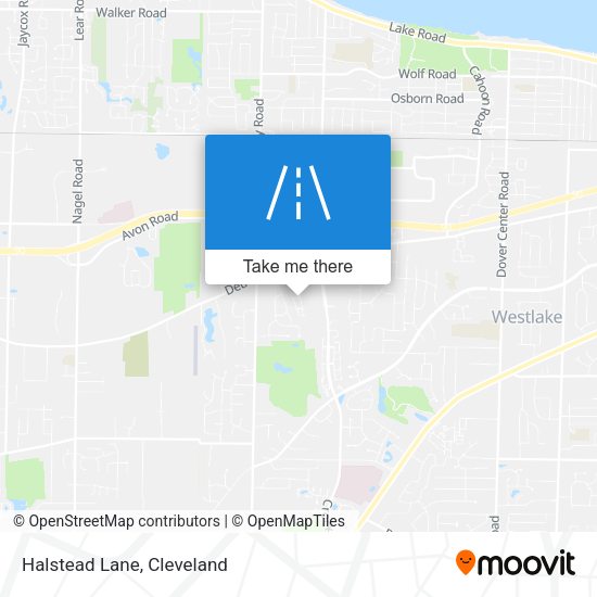 Mapa de Halstead Lane