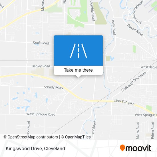 Mapa de Kingswood Drive