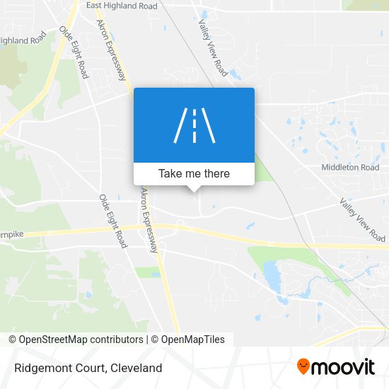 Mapa de Ridgemont Court