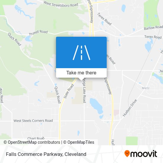 Mapa de Falls Commerce Parkway