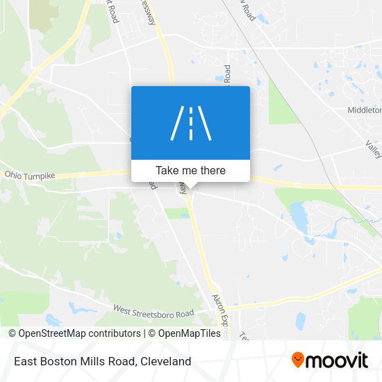 East Boston Mills Road map