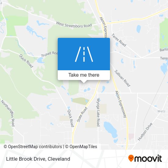 Little Brook Drive map