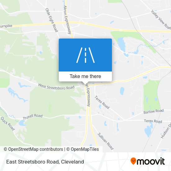 East Streetsboro Road map