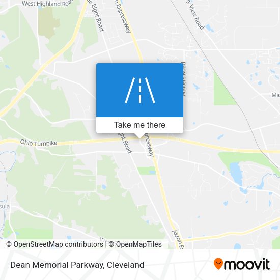 Dean Memorial Parkway map