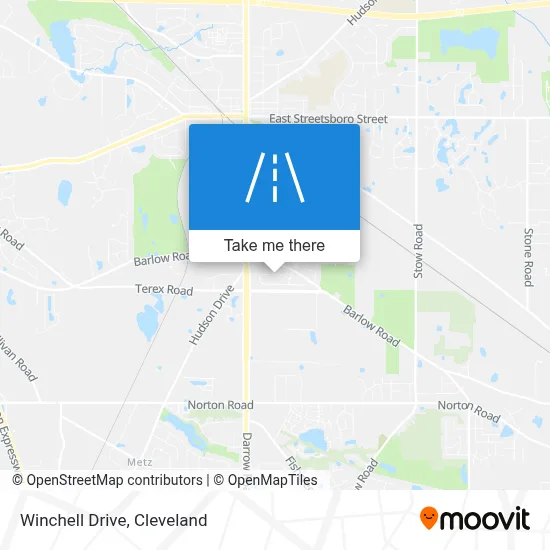 Winchell Drive map