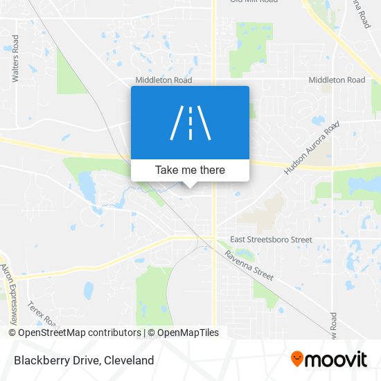 Blackberry Drive map