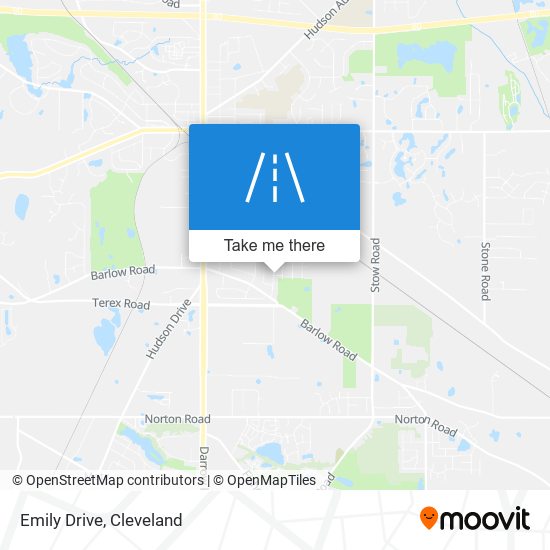 Emily Drive map