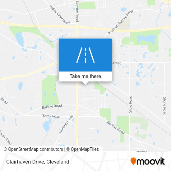 Clairhaven Drive map