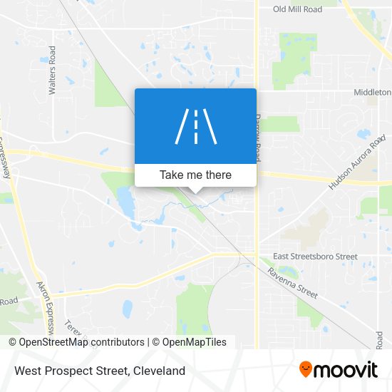 West Prospect Street map