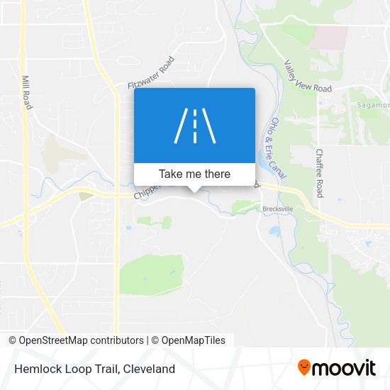 Hemlock Loop Trail map