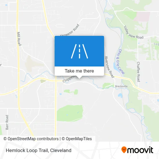 Hemlock Loop Trail map