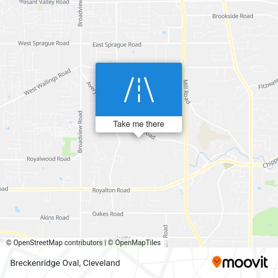 Mapa de Breckenridge Oval
