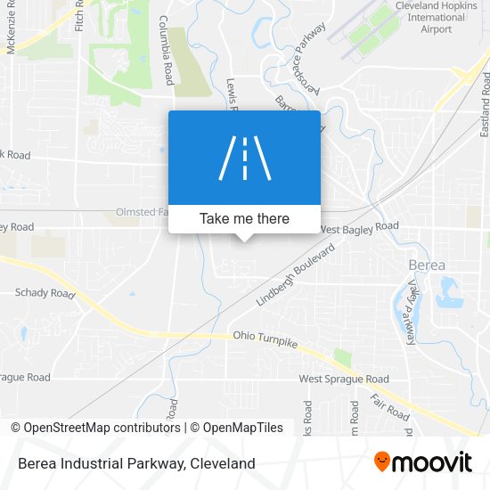 Berea Industrial Parkway map