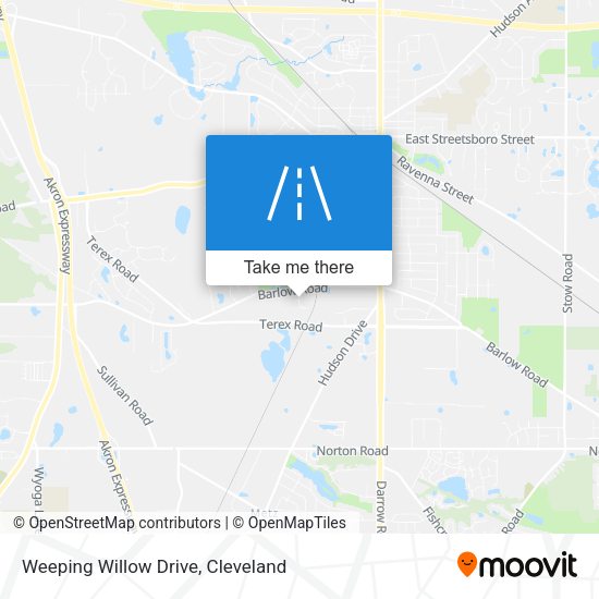 Weeping Willow Drive map