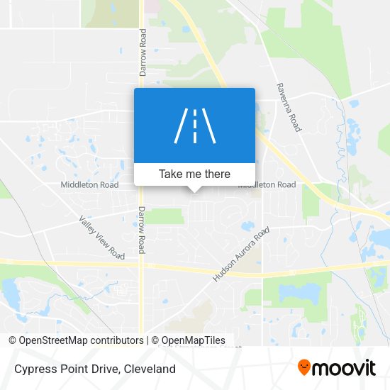 Cypress Point Drive map