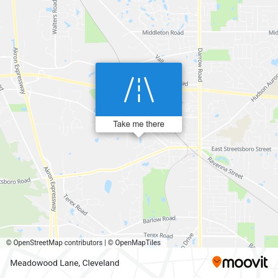 Mapa de Meadowood Lane