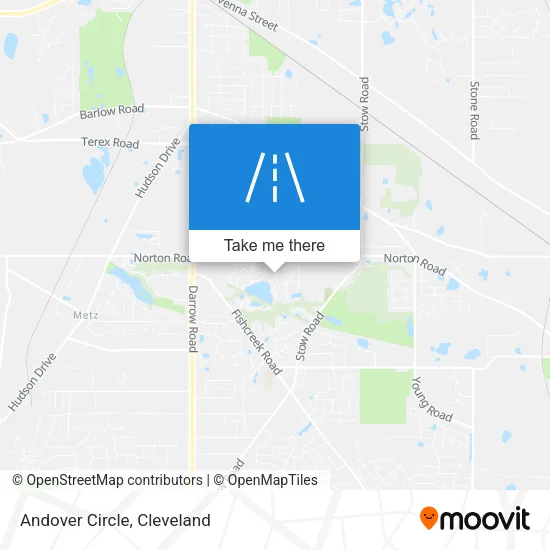 Andover Circle map