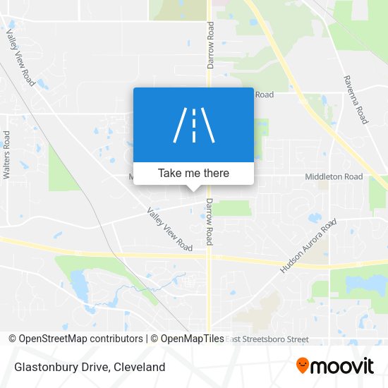 Glastonbury Drive map