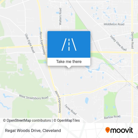 Regal Woods Drive map