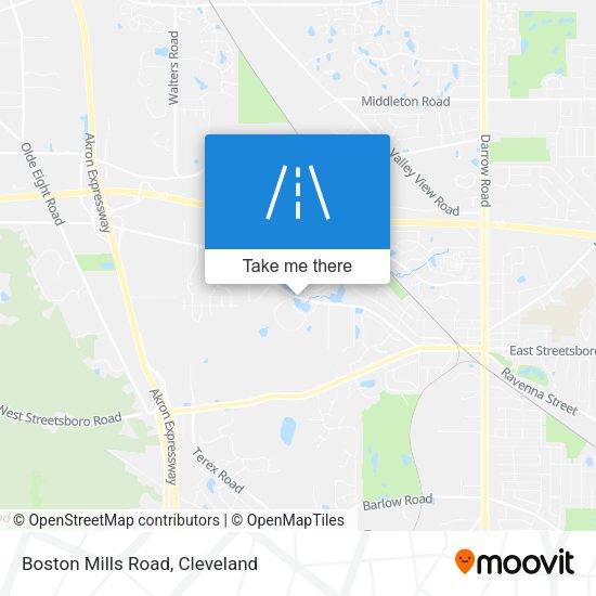 Mapa de Boston Mills Road