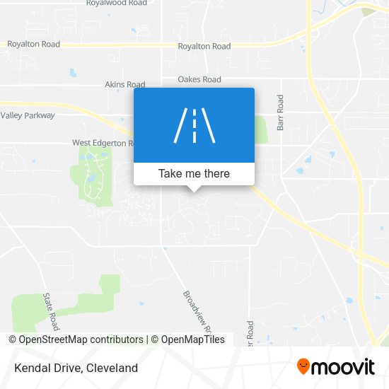 Mapa de Kendal Drive