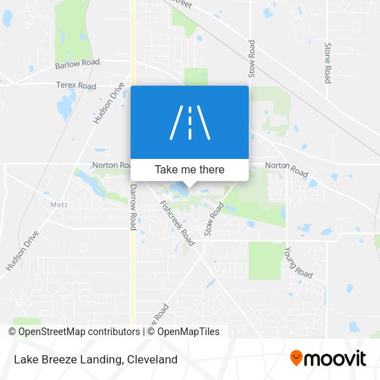 Lake Breeze Landing map