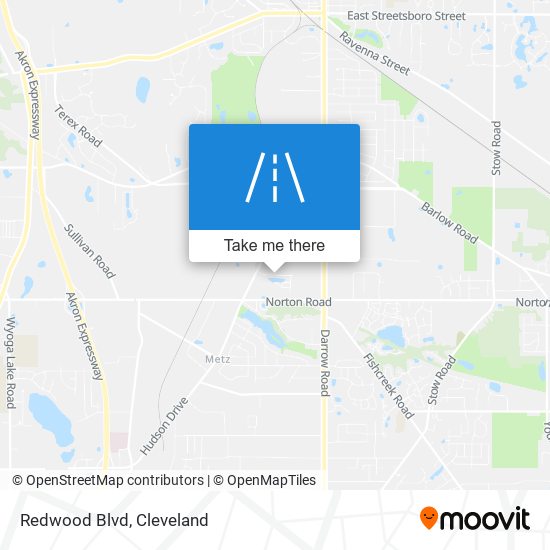 Redwood Blvd map