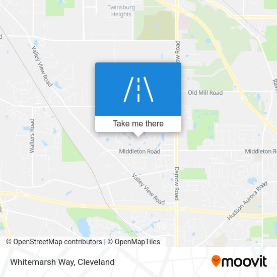Mapa de Whitemarsh Way