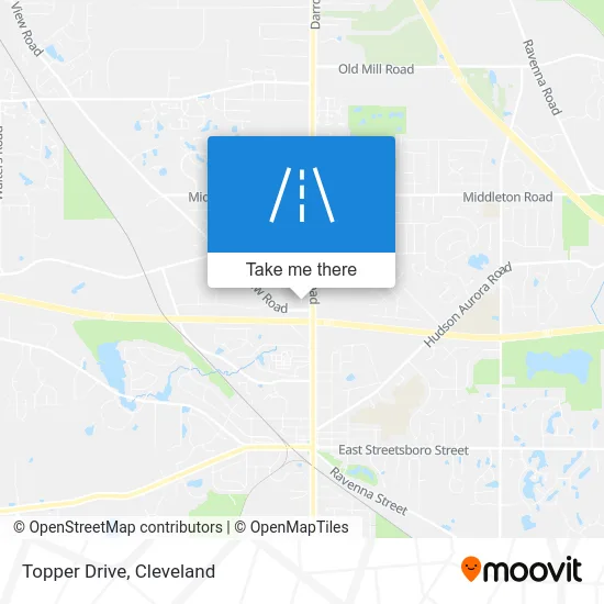 Topper Drive map