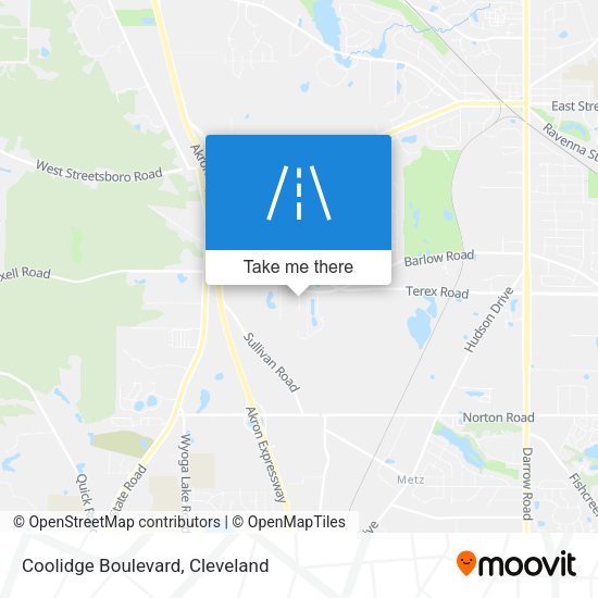 Mapa de Coolidge Boulevard