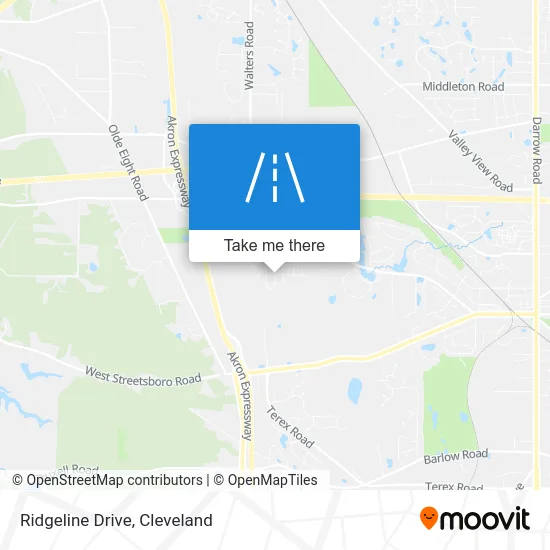 Ridgeline Drive map